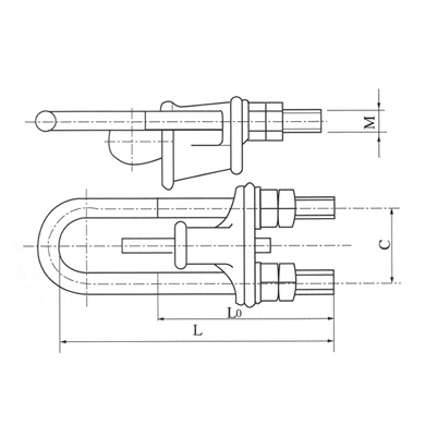 UT型线夹(不可调式)